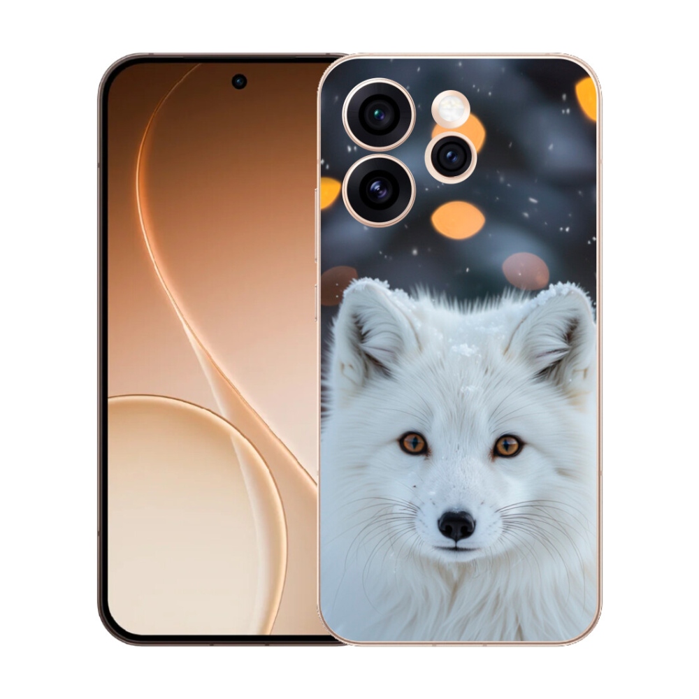 Gelový kryt mmCase na Oppo Reno 15 Pro 5G - liška polární