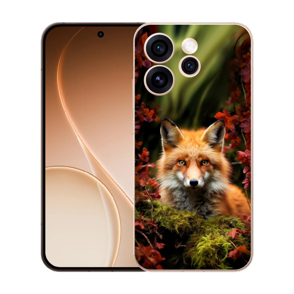 Gelový kryt mmCase na Oppo Reno 15 Pro 5G - liška v lese