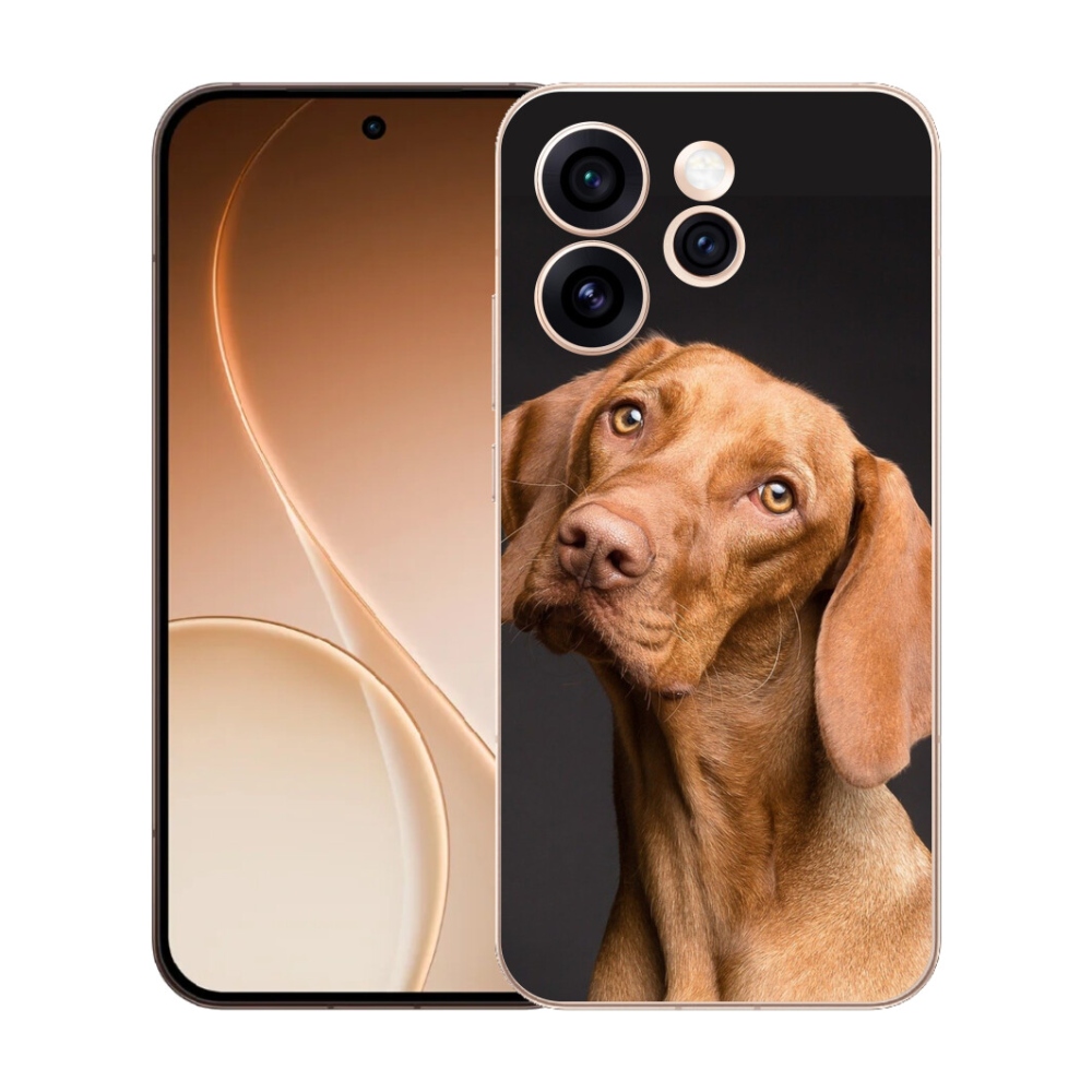 Gelový kryt mmCase na Oppo Reno 15 Pro 5G - maďarský ohař