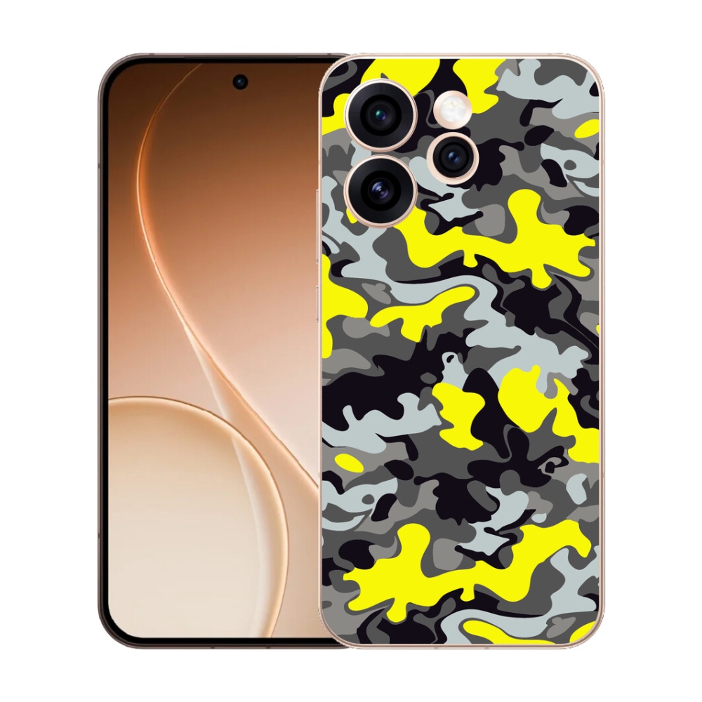 Gelový kryt mmCase na Oppo Reno 15 Pro 5G - maskáčový vzor 6