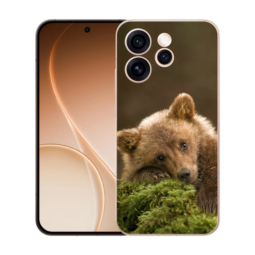 Gelový kryt mmCase na Oppo Reno 15 Pro 5G - medvěd