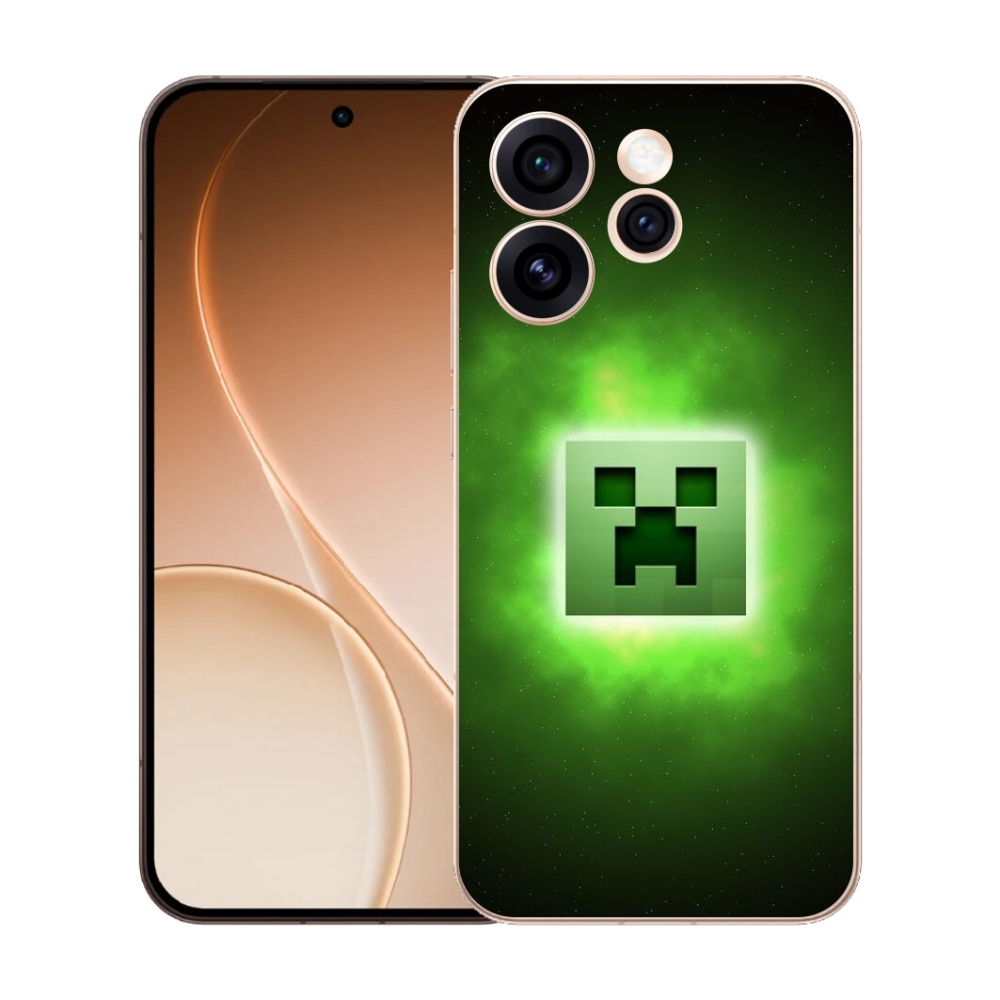 Gelový kryt mmCase na Oppo Reno 15 Pro 5G - minecraft