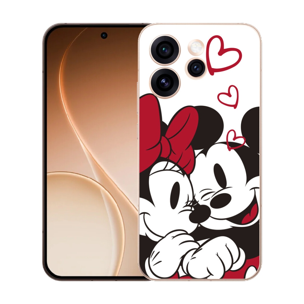 Gelový kryt mmCase na Oppo Reno 15 Pro 5G - minnie a mickey