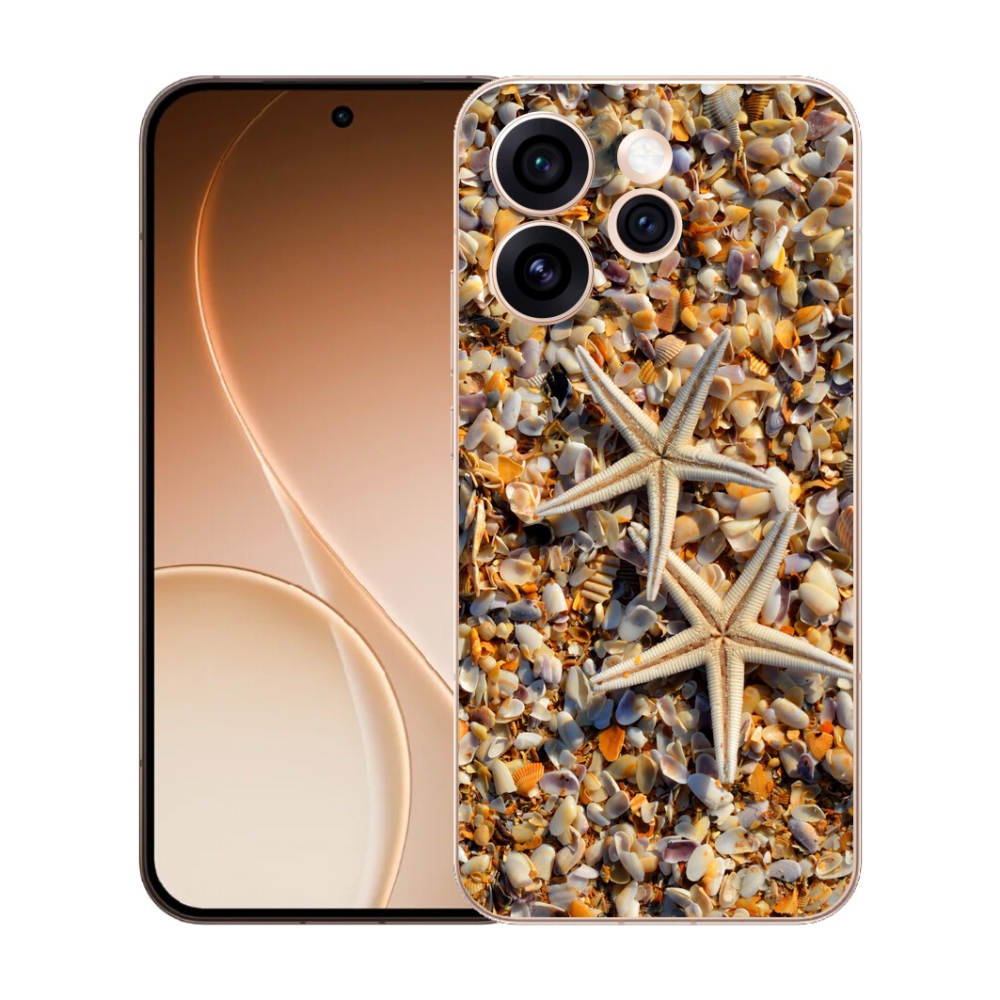 Gelový kryt mmCase na Oppo Reno 15 Pro 5G - mořské hvězdice