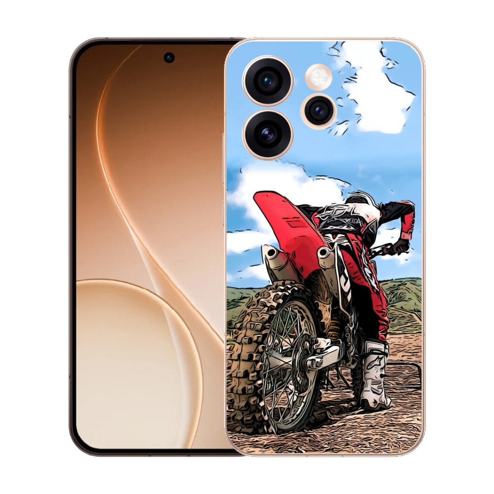 Gelový kryt mmCase na Oppo Reno 15 Pro 5G - moto