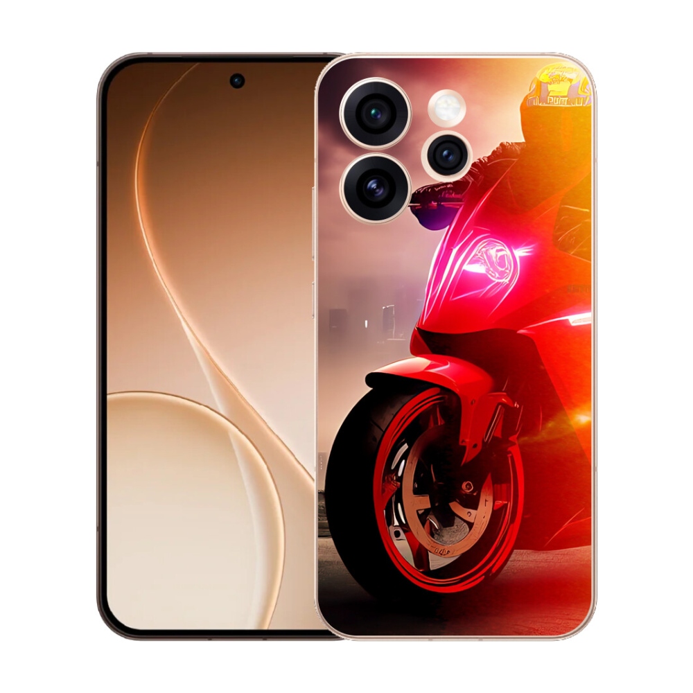 Gelový kryt mmCase na Oppo Reno 15 Pro 5G - motorka