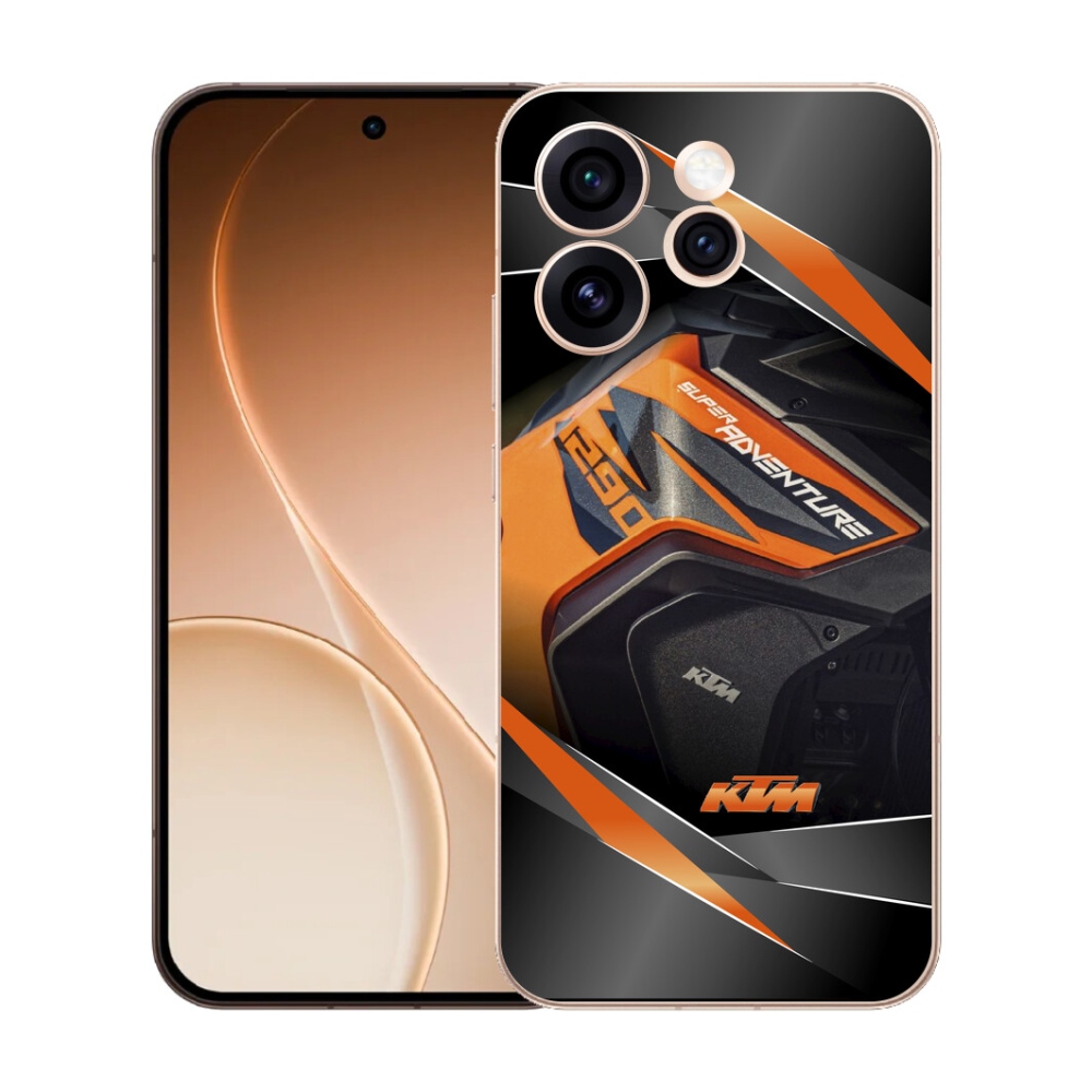 Gelový kryt mmCase na Oppo Reno 15 Pro 5G - motorka ktm