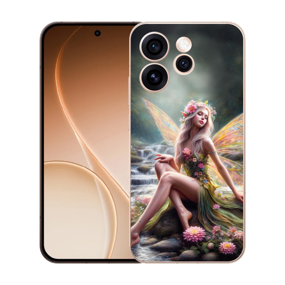 Gelový kryt mmCase na Oppo Reno 15 Pro 5G - motýlí žena 1