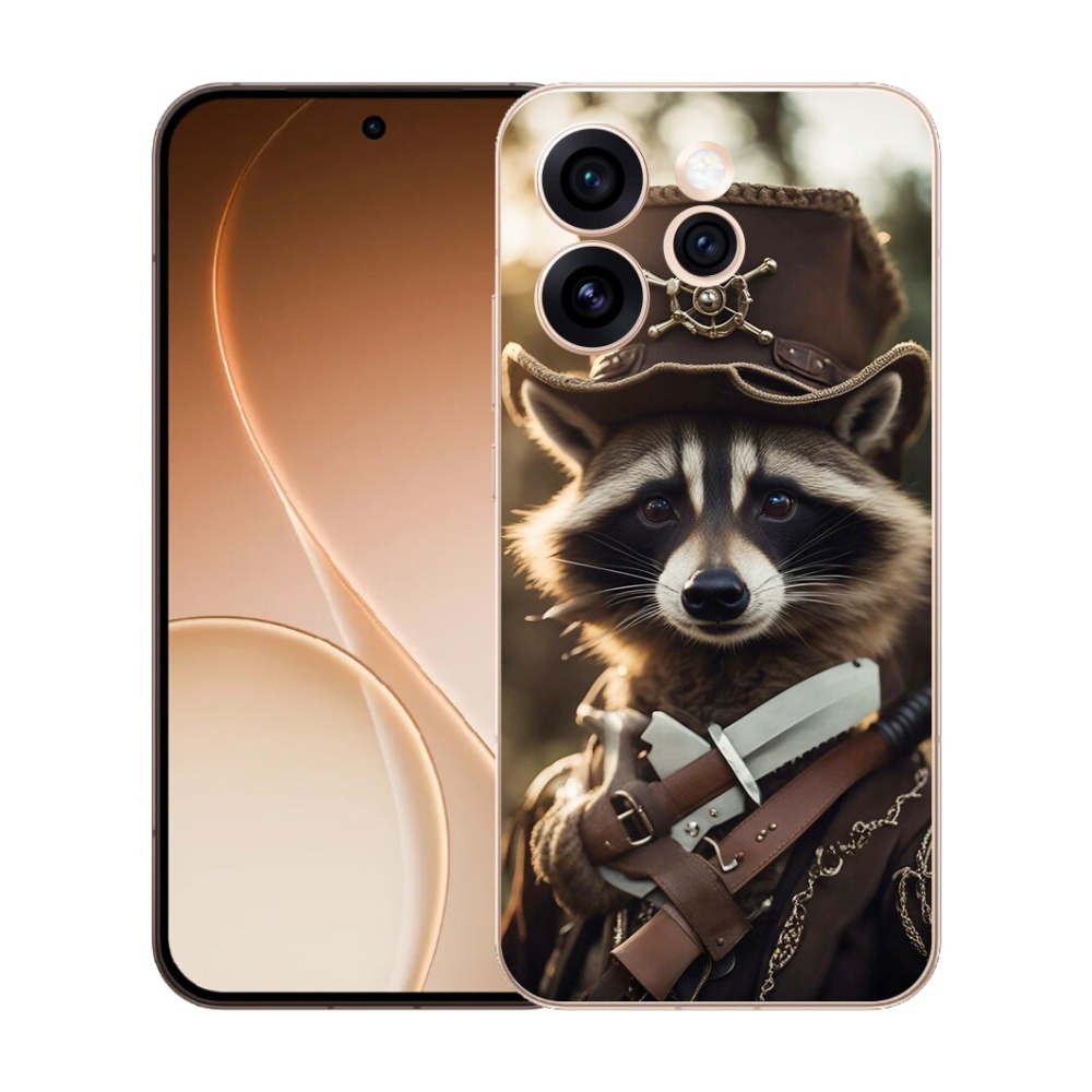 Gelový kryt mmCase na Oppo Reno 15 Pro 5G - mýval v uniformě