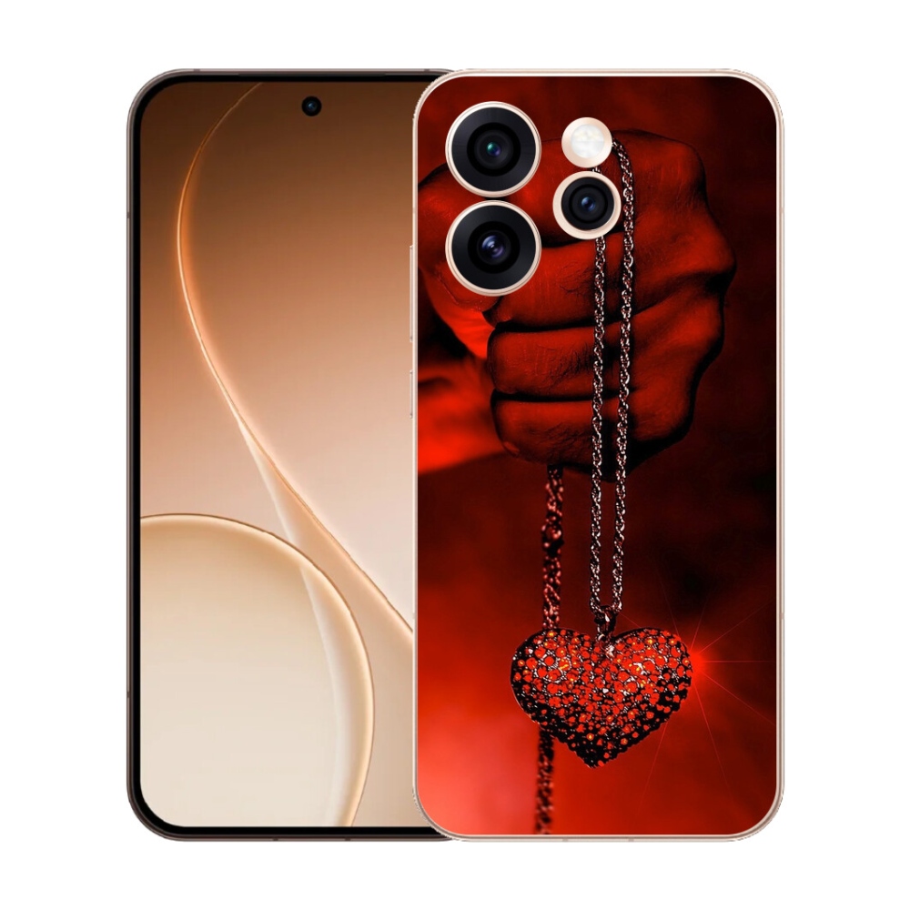 Gelový kryt mmCase na Oppo Reno 15 Pro 5G - náhrdelník