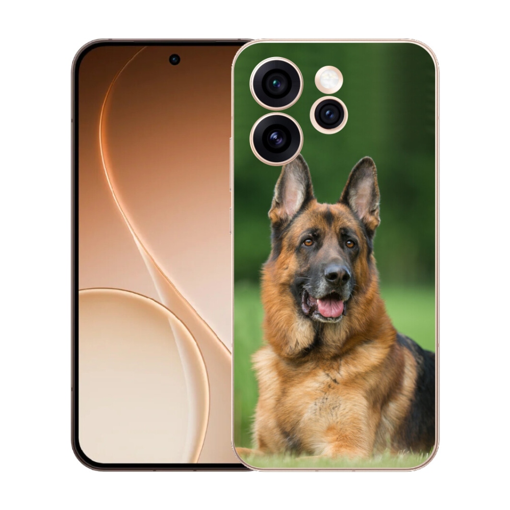 Gelový kryt mmCase na Oppo Reno 15 Pro 5G - německý ovčák