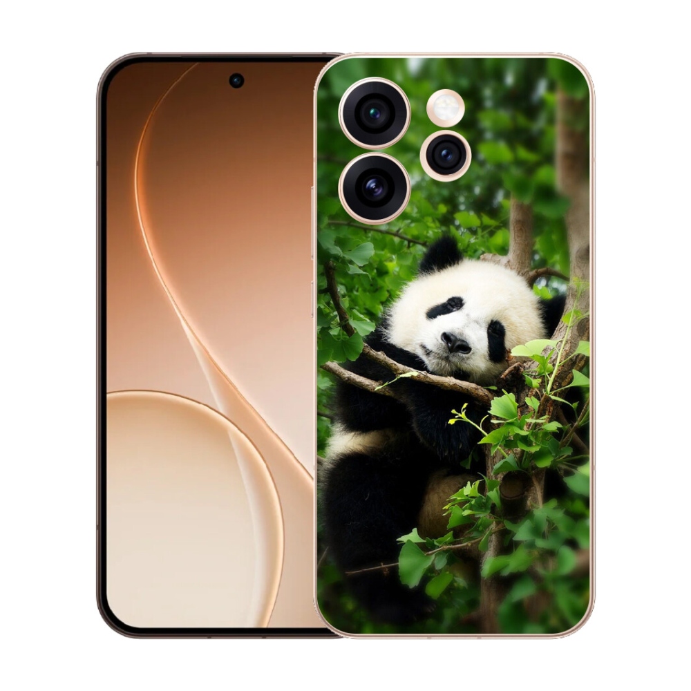 Gelový kryt mmCase na Oppo Reno 15 Pro 5G - panda