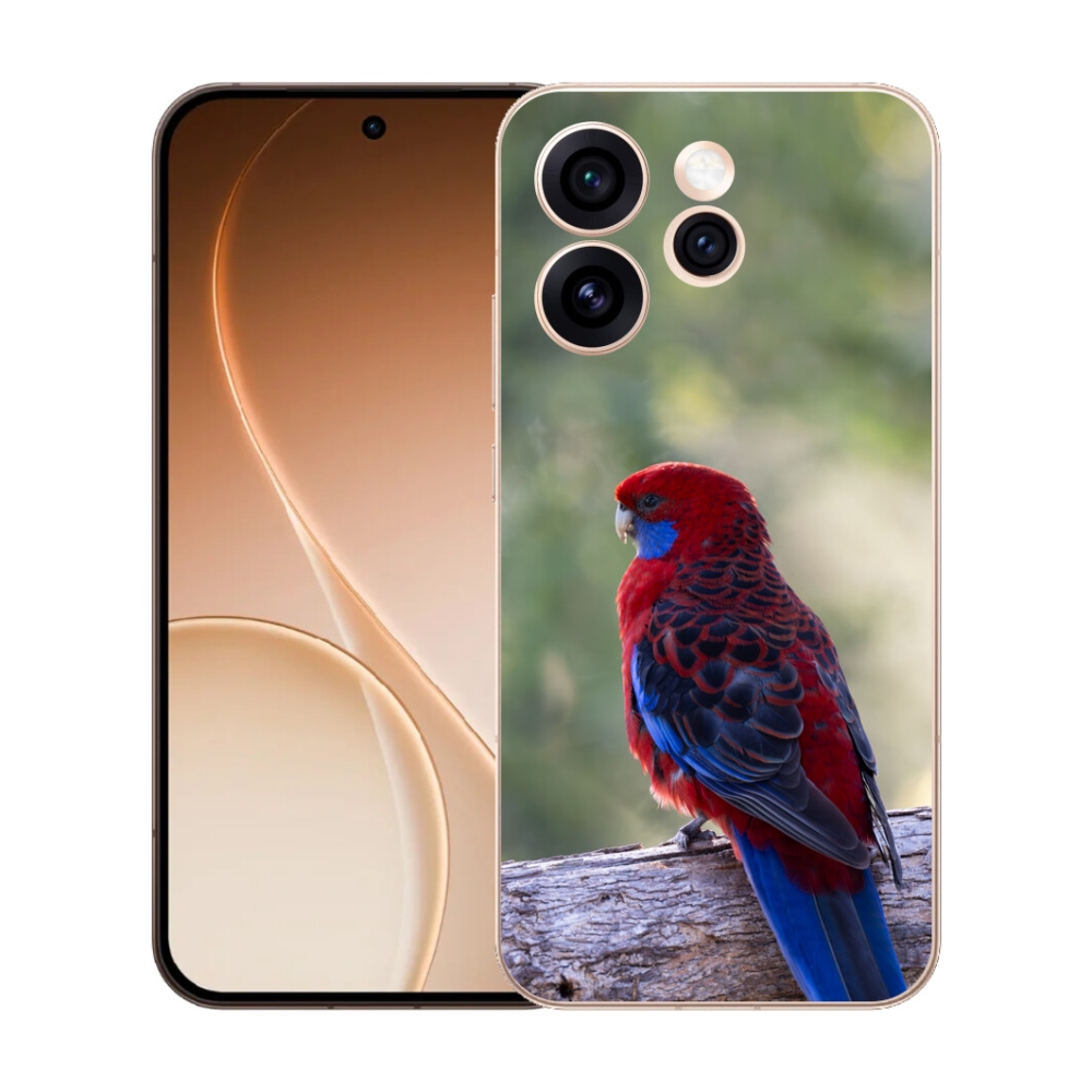 Gelový kryt mmCase na Oppo Reno 15 Pro 5G - papoušek rosela