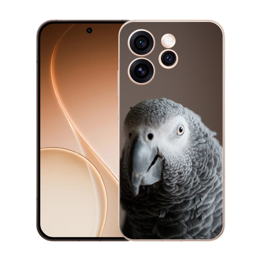 Gelový kryt mmCase na Oppo Reno 15 Pro 5G - papoušek žako 2