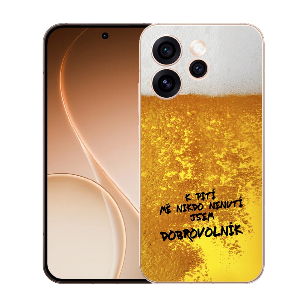 Gelový kryt mmCase na Oppo Reno 15 Pro 5G - pivní motiv 4