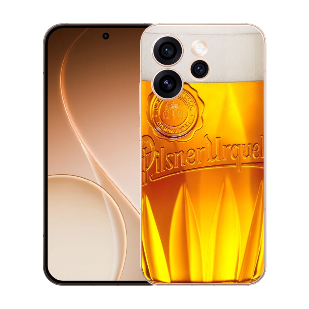 Gelový kryt mmCase na Oppo Reno 15 Pro 5G - pivo