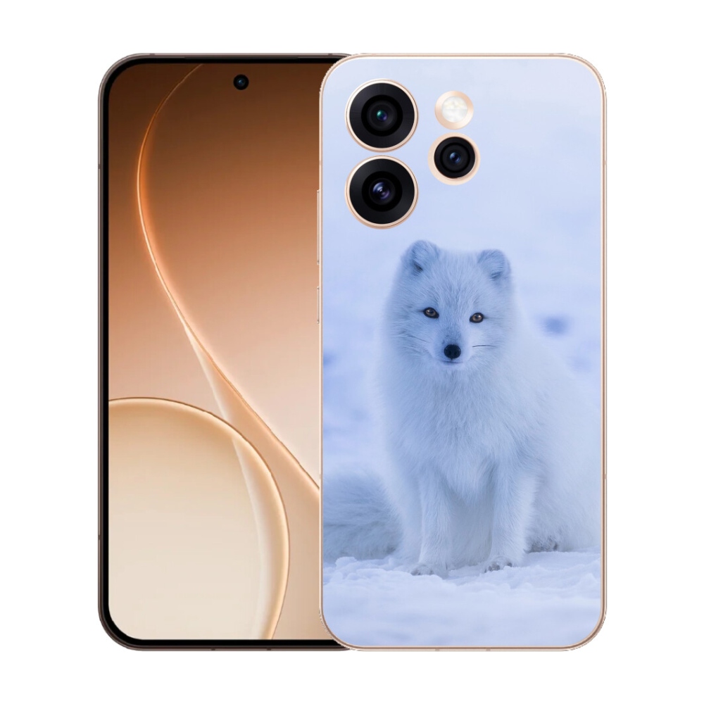 Gelový kryt mmCase na Oppo Reno 15 Pro 5G - polární liška