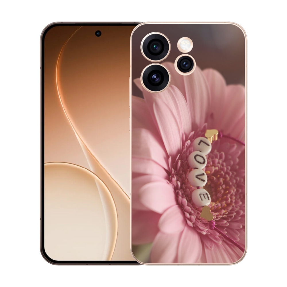Gelový kryt mmCase na Oppo Reno 15 Pro 5G - přívěsek love