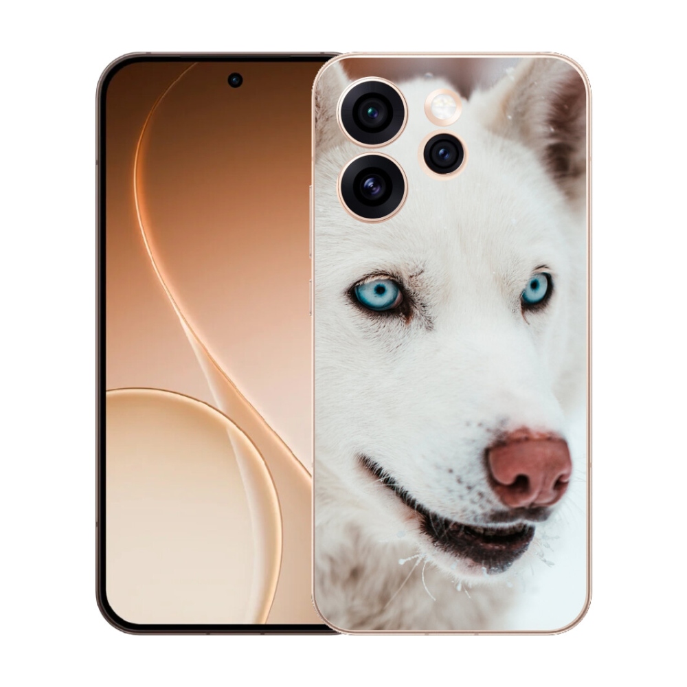 Gelový kryt mmCase na Oppo Reno 15 Pro 5G - psí pohled