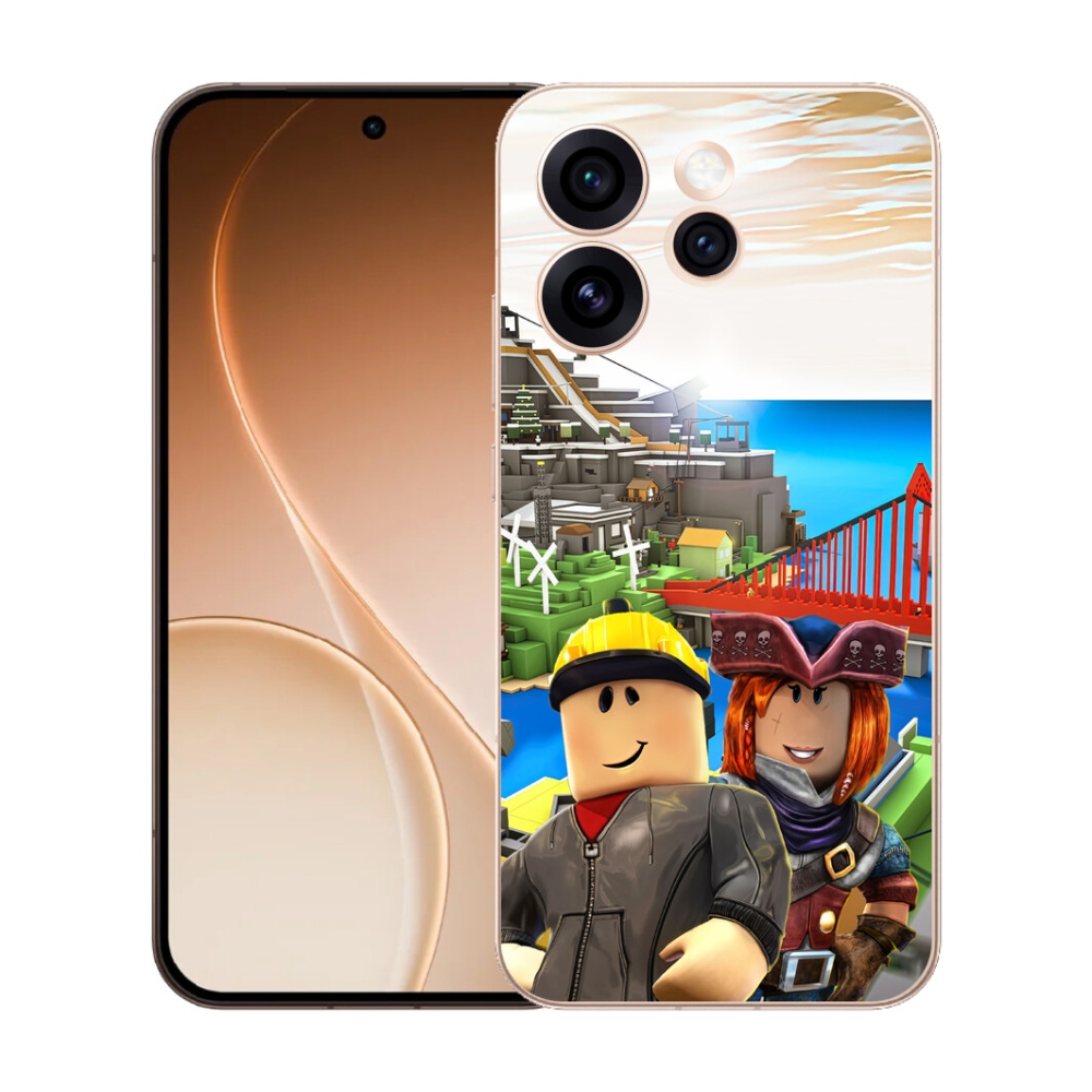 Gelový kryt mmCase na Oppo Reno 15 Pro 5G - roblox 1