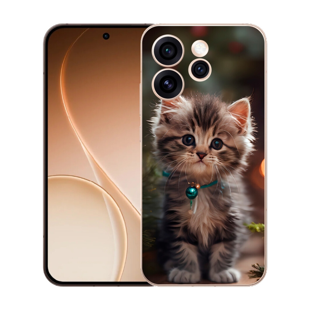 Gelový kryt mmCase na Oppo Reno 15 Pro 5G - roztomilé kotě 11