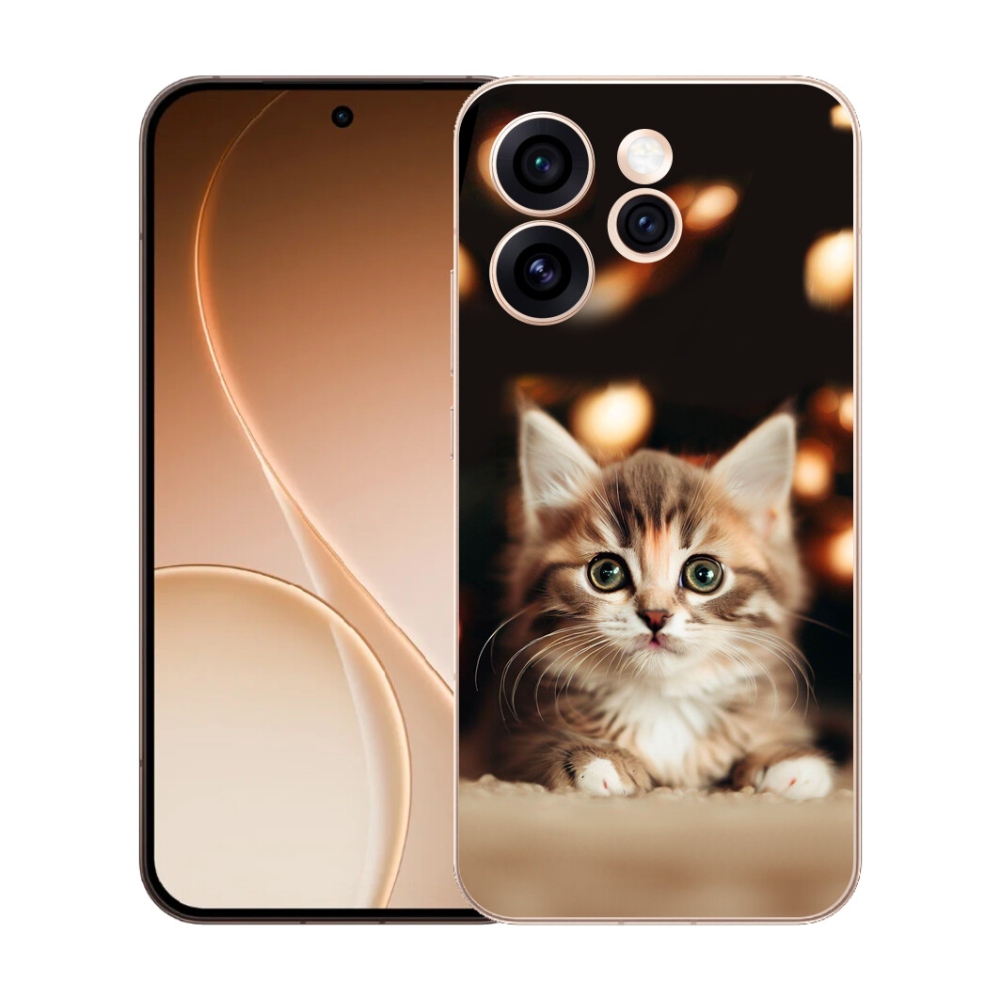 Gelový kryt mmCase na Oppo Reno 15 Pro 5G - roztomilé kotě 2