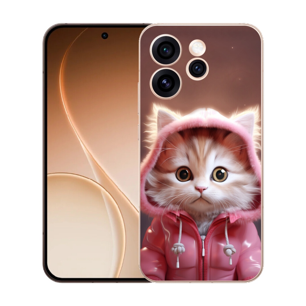 Gelový kryt mmCase na Oppo Reno 15 Pro 5G - roztomilé kotě 3