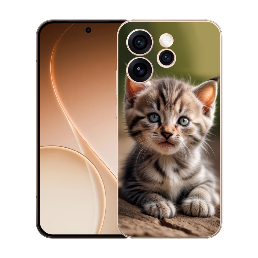 Gelový kryt mmCase na Oppo Reno 15 Pro 5G - roztomilé kotě 9