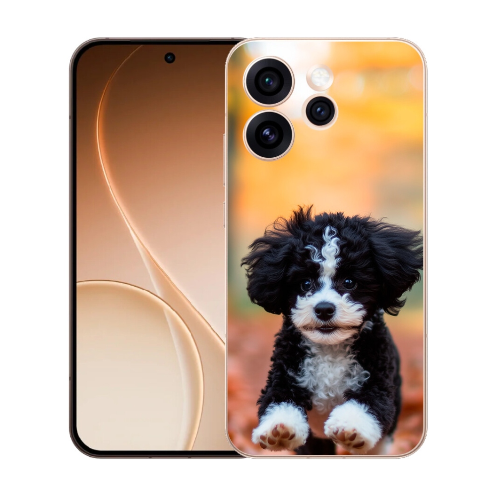 Gelový kryt mmCase na Oppo Reno 15 Pro 5G - roztomilé štěně 2