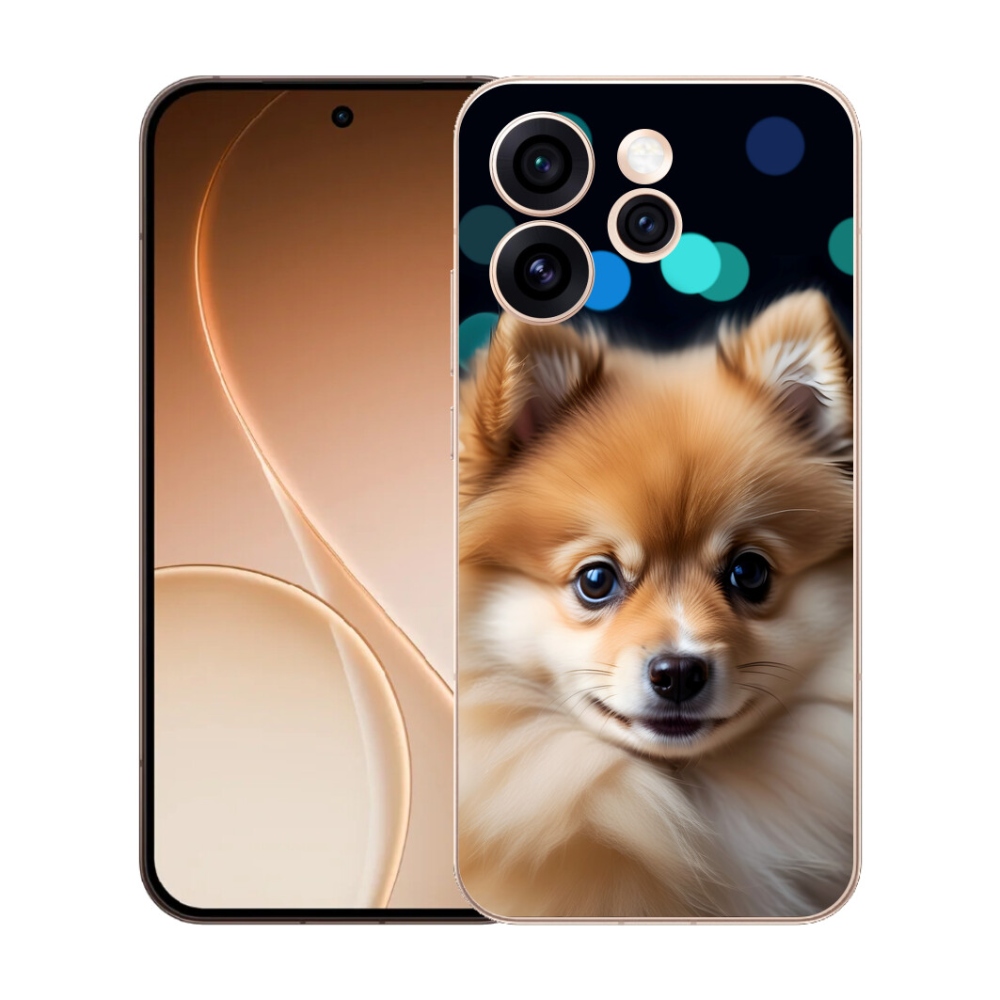 Gelový kryt mmCase na Oppo Reno 15 Pro 5G - roztomilý pomeranian