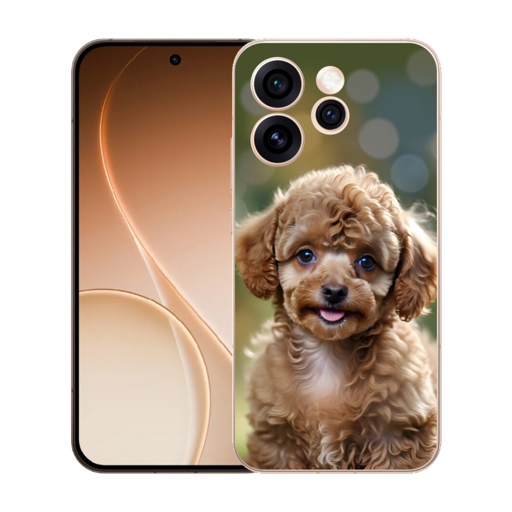 Gelový kryt mmCase na Oppo Reno 15 Pro 5G - roztomilý pudl