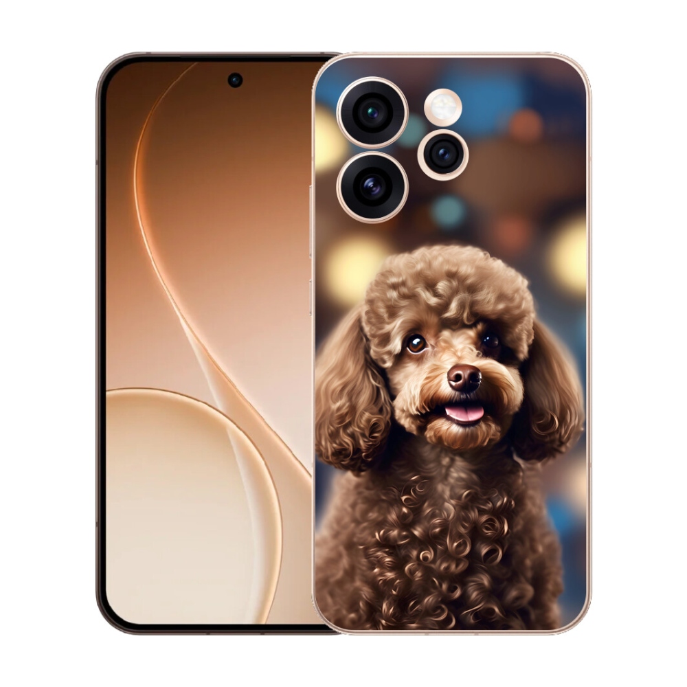 Gelový kryt mmCase na Oppo Reno 15 Pro 5G - roztomilý pudl