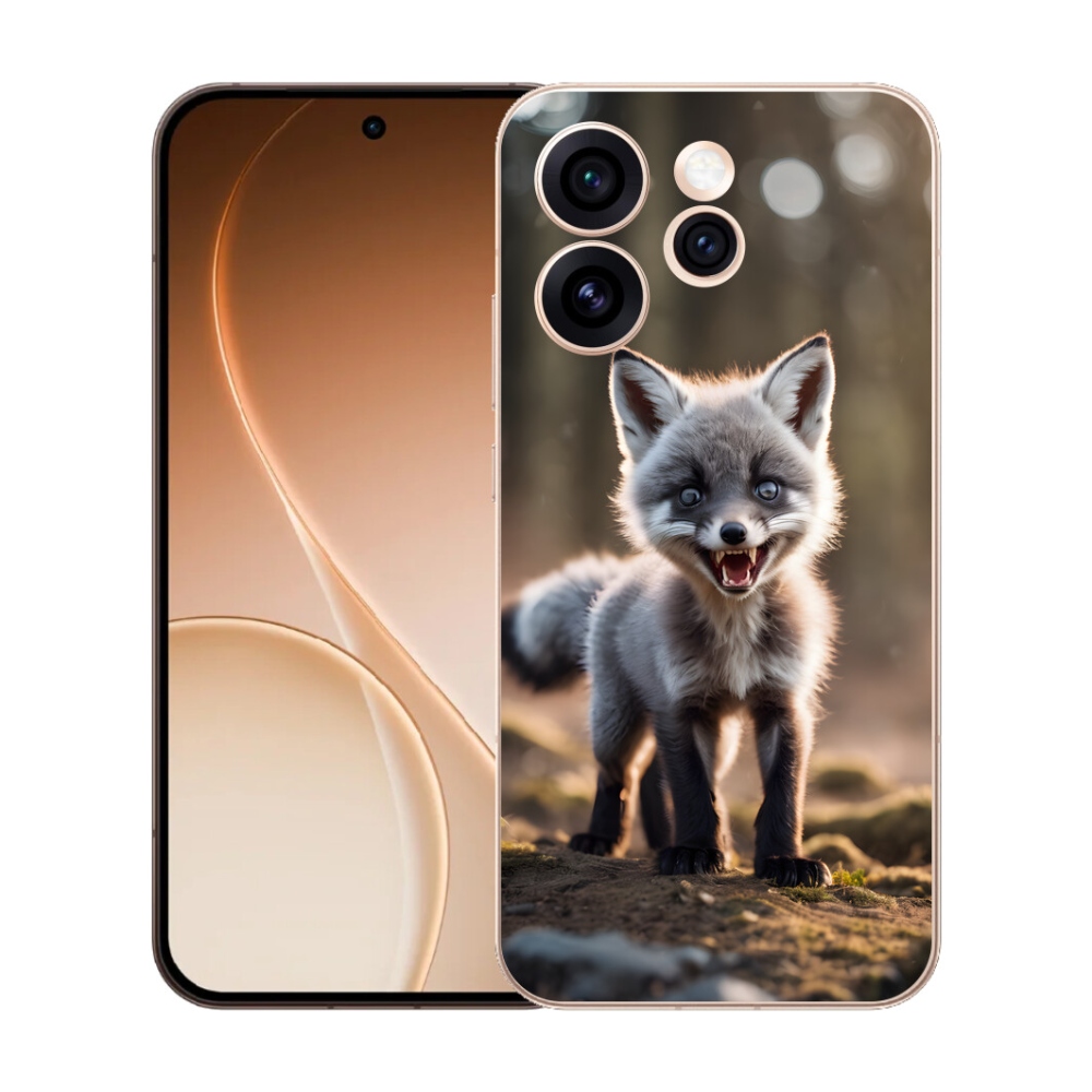 Gelový kryt mmCase na Oppo Reno 15 Pro 5G - rozzuřená liška