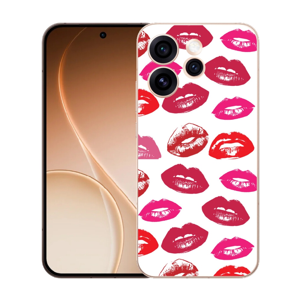 Gelový kryt mmCase na Oppo Reno 15 Pro 5G - rty