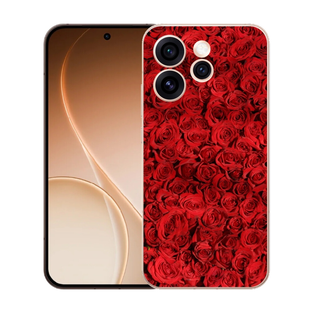 Gelový kryt mmCase na Oppo Reno 15 Pro 5G - růže