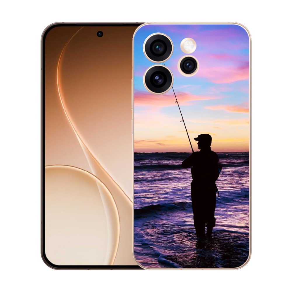 Gelový kryt mmCase na Oppo Reno 15 Pro 5G - rybaření 1