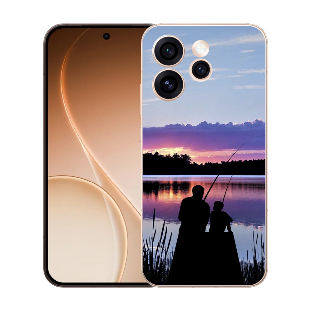 Gelový kryt mmCase na Oppo Reno 15 Pro 5G - rybaření 2
