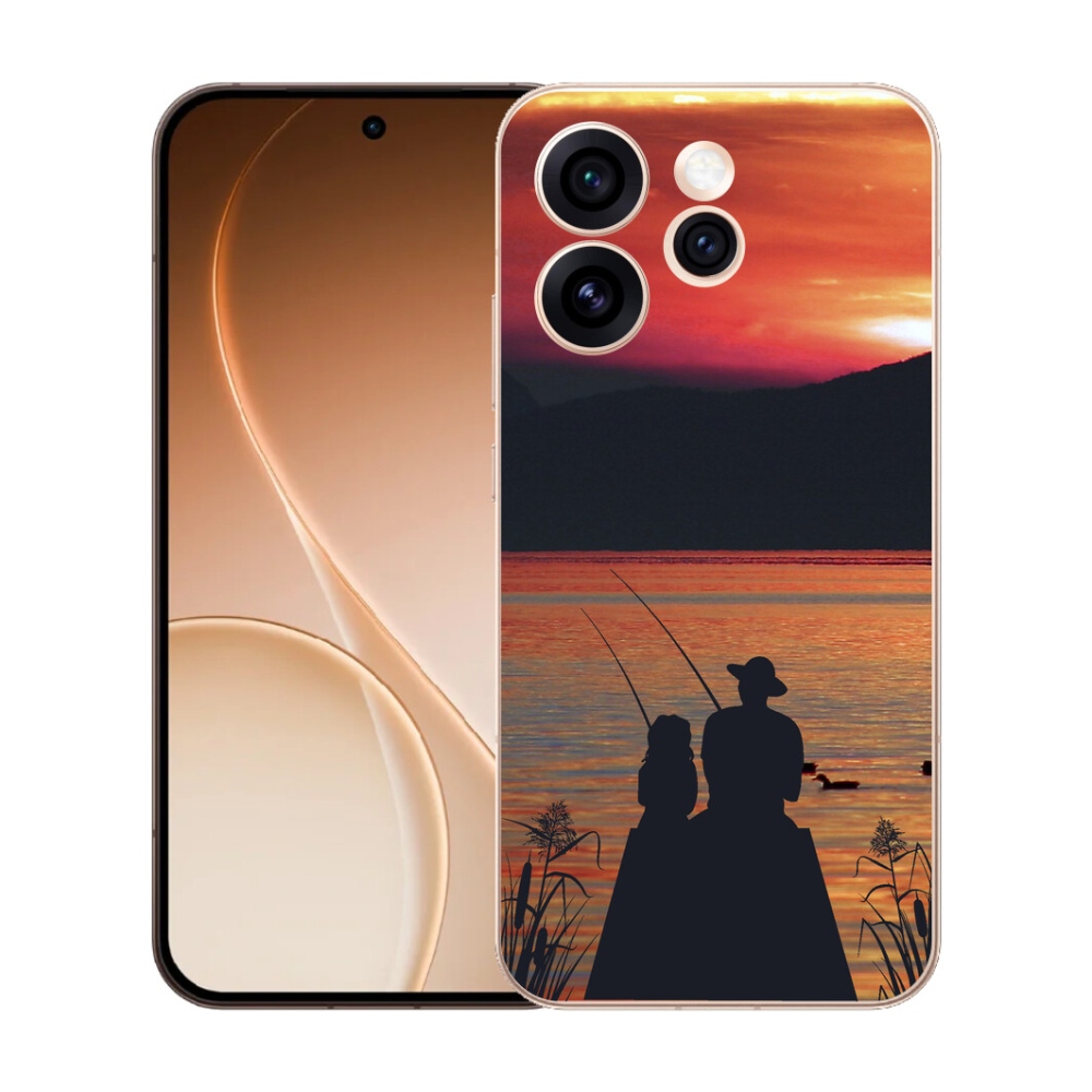 Gelový kryt mmCase na Oppo Reno 15 Pro 5G - rybaření 3