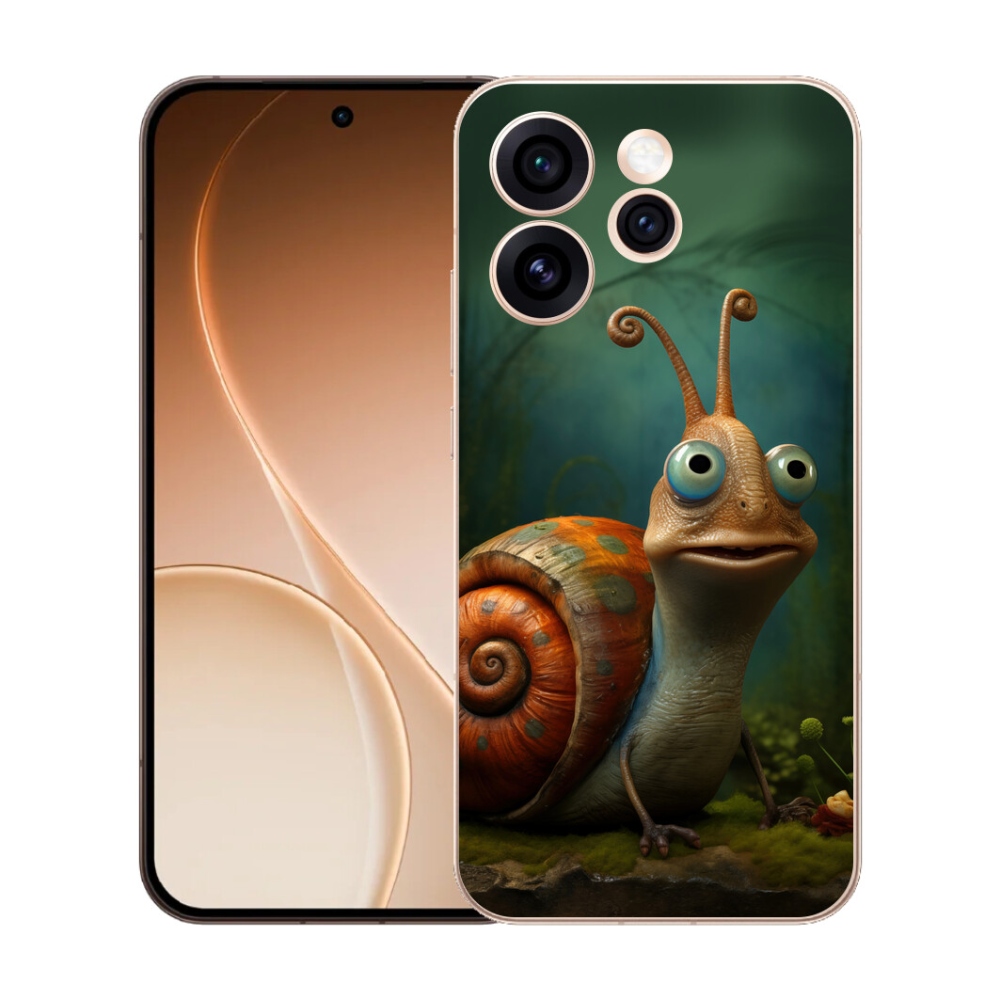 Gelový kryt mmCase na Oppo Reno 15 Pro 5G - šnek
