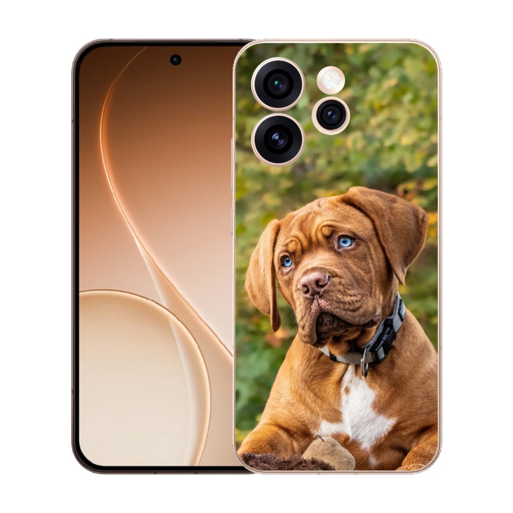 Gelový kryt mmCase na Oppo Reno 15 Pro 5G - štěně 