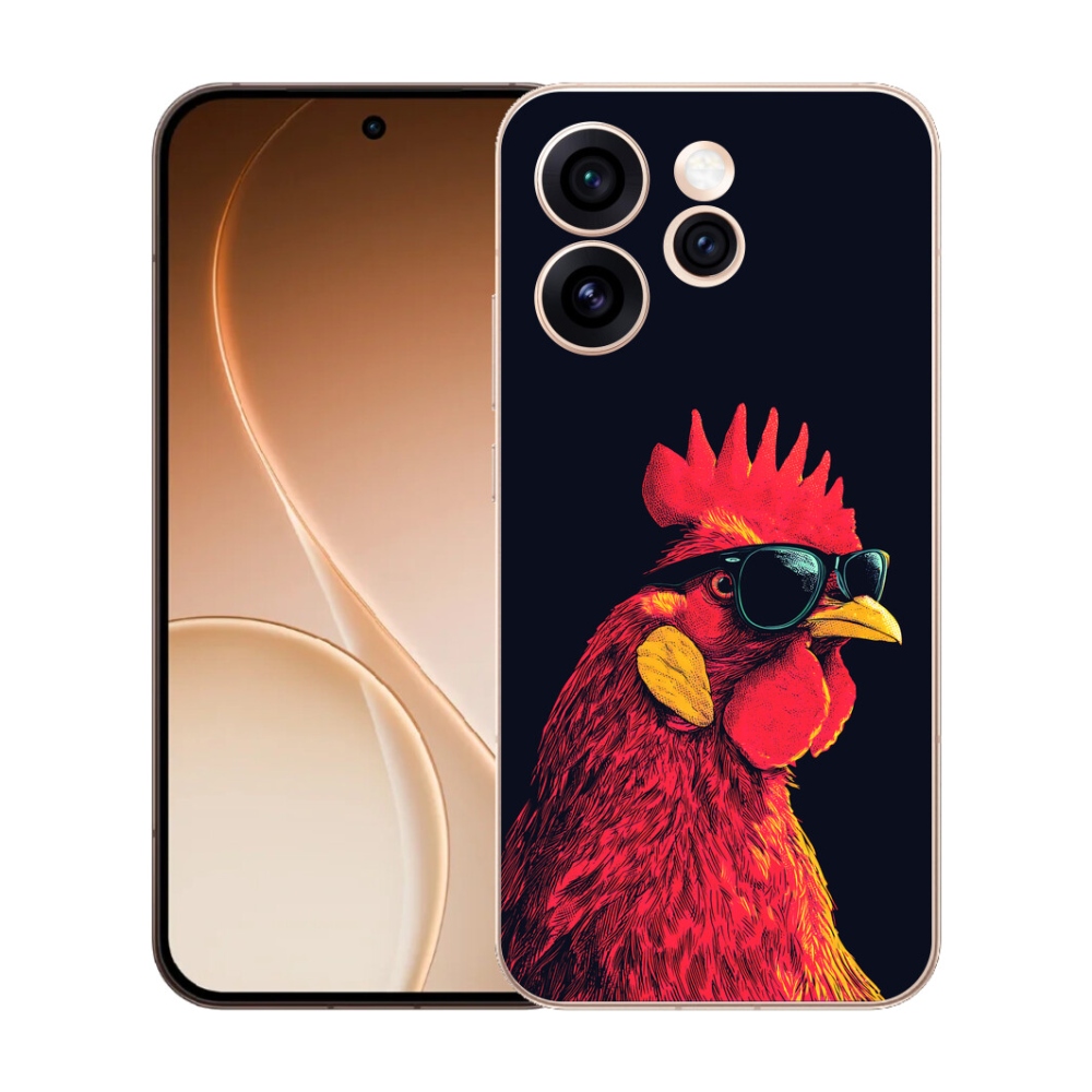 Gelový kryt mmCase na Oppo Reno 15 Pro 5G - stylový kohout