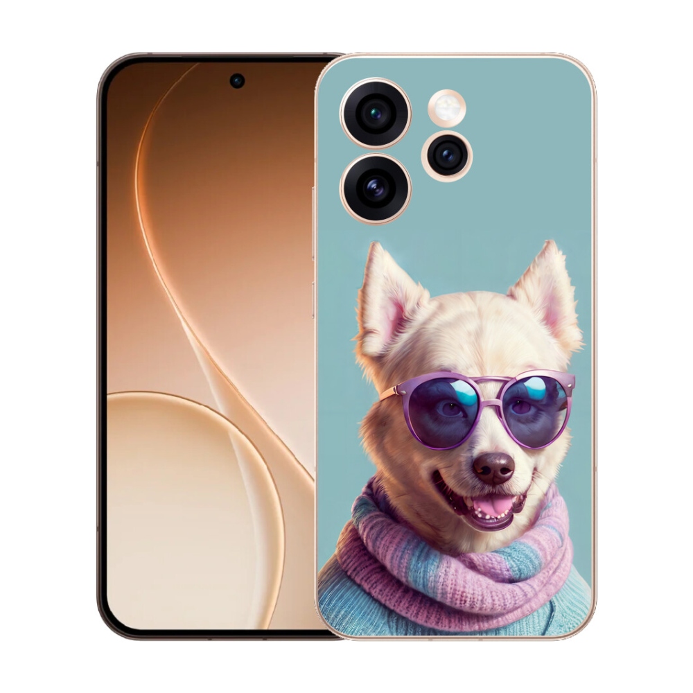 Gelový kryt mmCase na Oppo Reno 15 Pro 5G - stylový německý špic