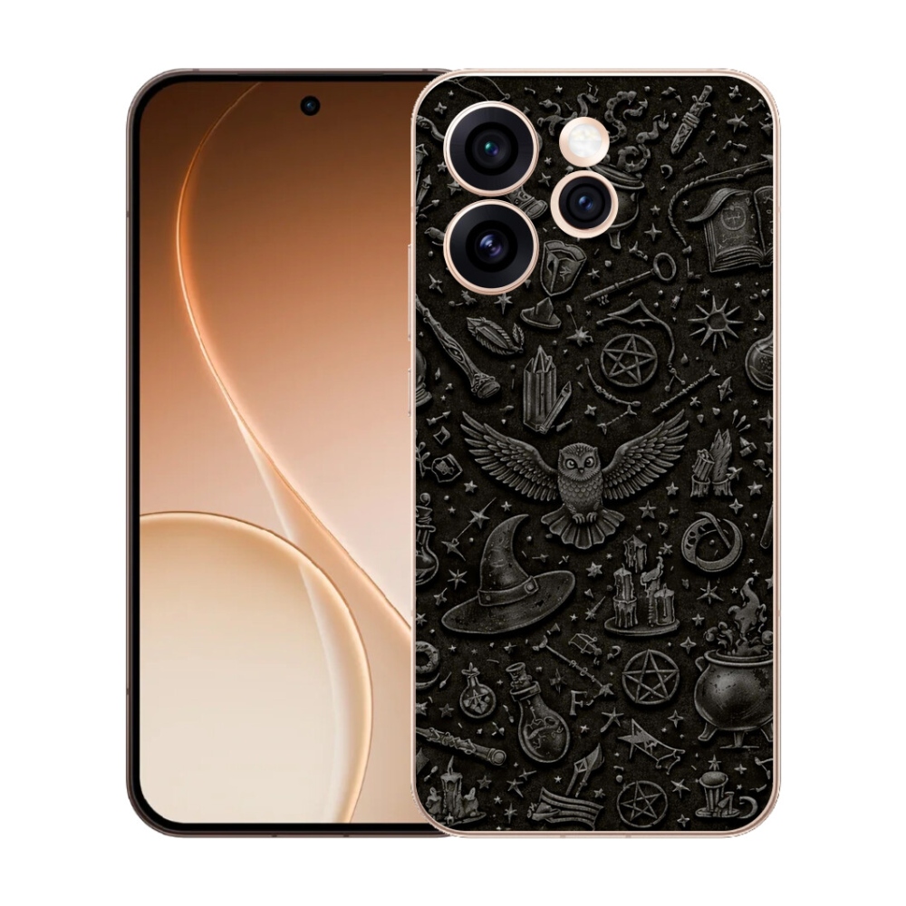 Gelový kryt mmCase na Oppo Reno 15 Pro 5G - tmavý magický svět