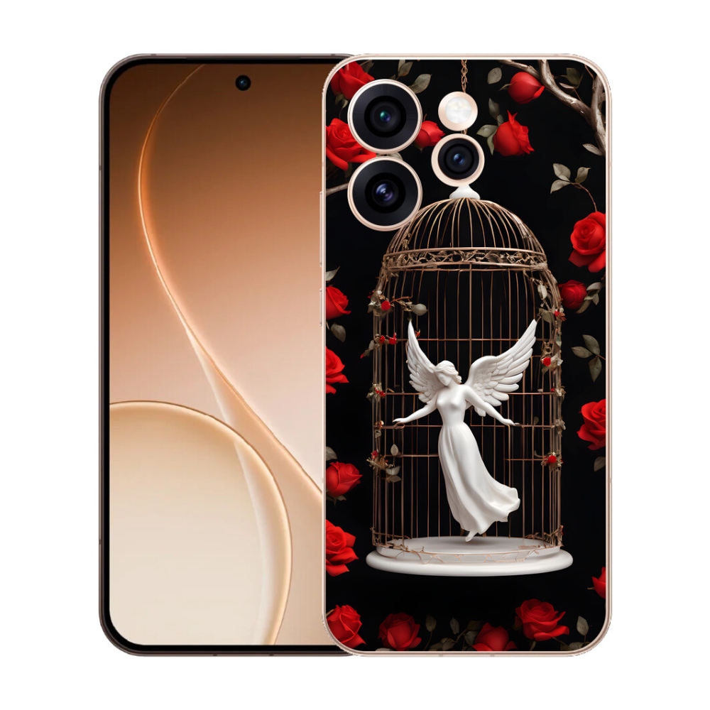 Gelový kryt mmCase na Oppo Reno 15 Pro 5G - uvězněný anděl