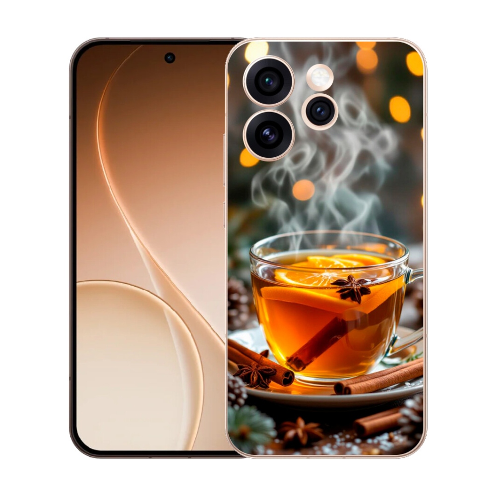 Gelový kryt mmCase na Oppo Reno 15 Pro 5G - vánoční punč