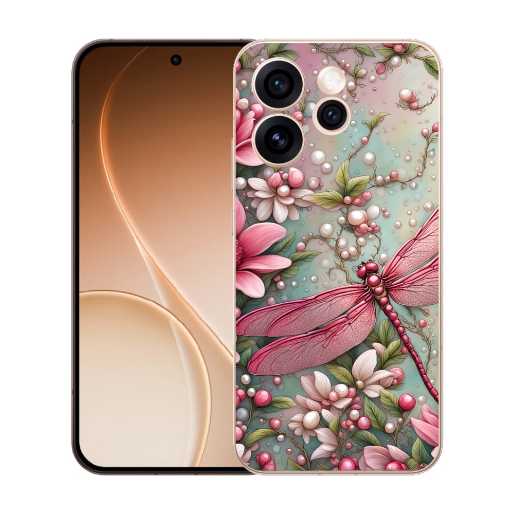 Gelový kryt mmCase na Oppo Reno 15 Pro 5G - vážka
