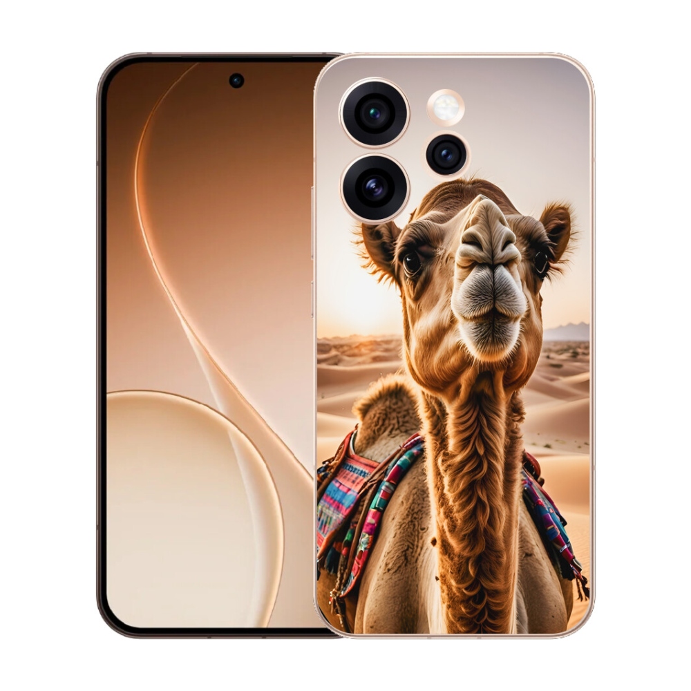 Gelový kryt mmCase na Oppo Reno 15 Pro 5G - velbloud