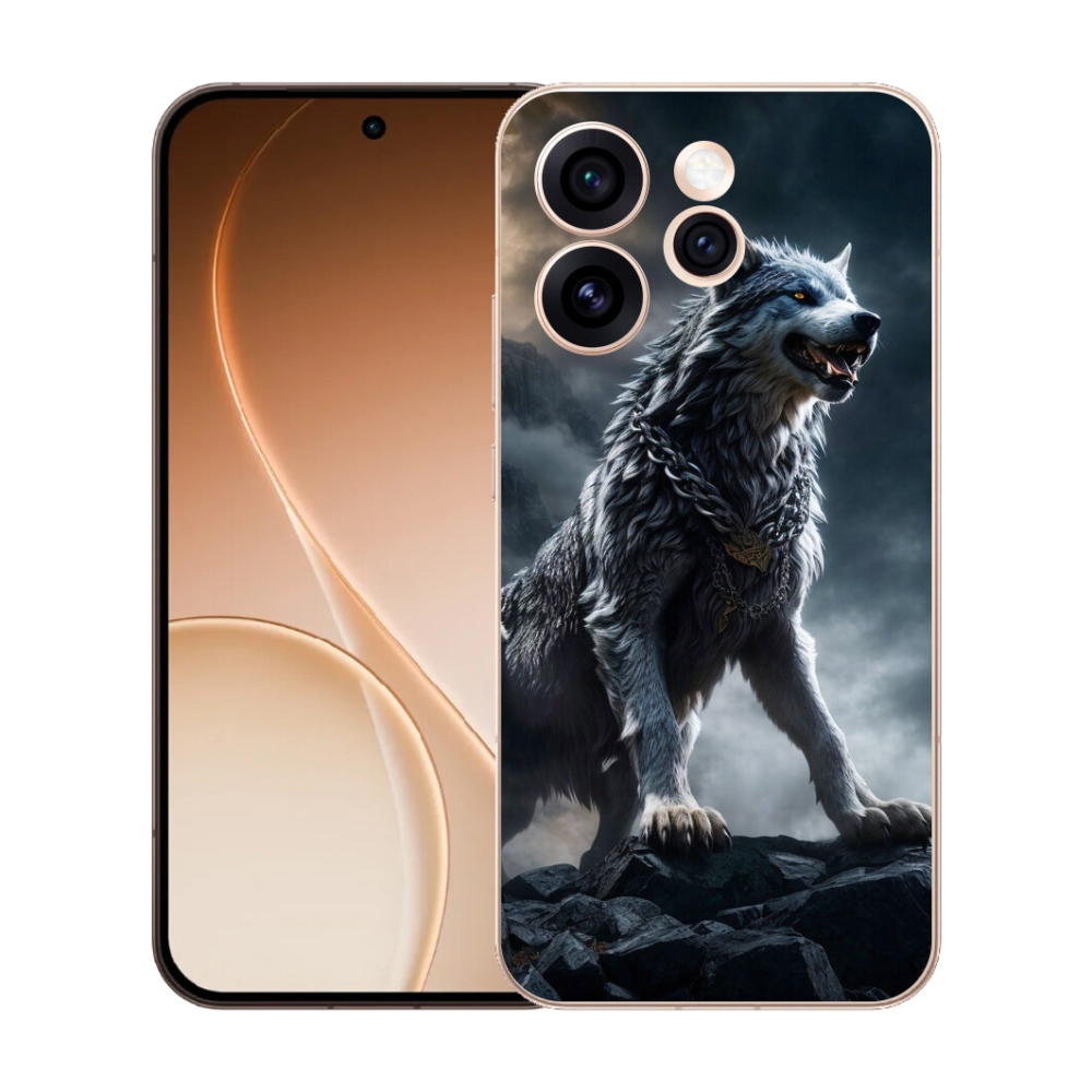 Gelový kryt mmCase na Oppo Reno 15 Pro 5G - vlk 1