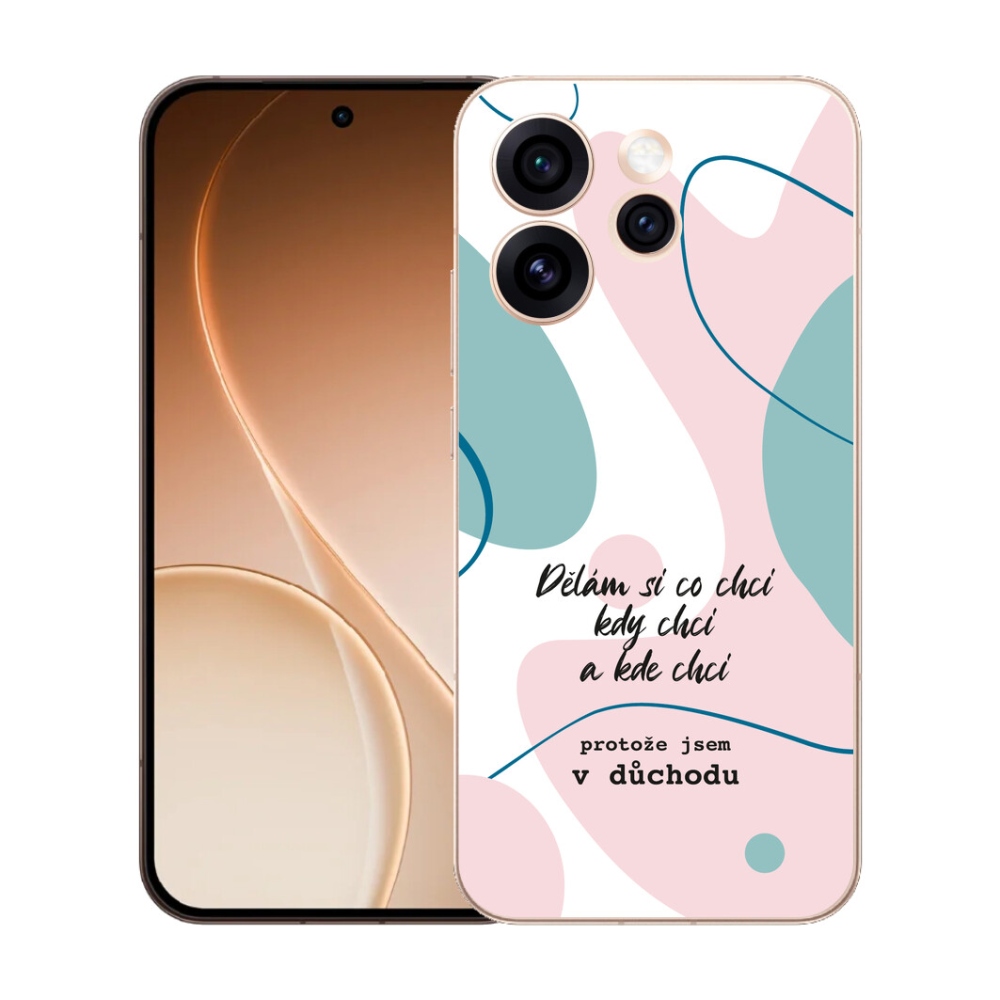 Gelový kryt mmCase na Oppo Reno 15 Pro 5G - vtipný text 10 bílé pozadí