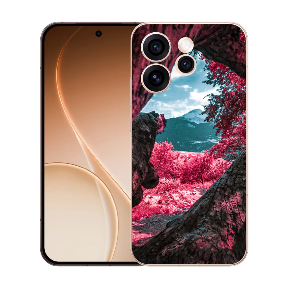 Gelový kryt mmCase na Oppo Reno 15 Pro 5G - výhled na hory